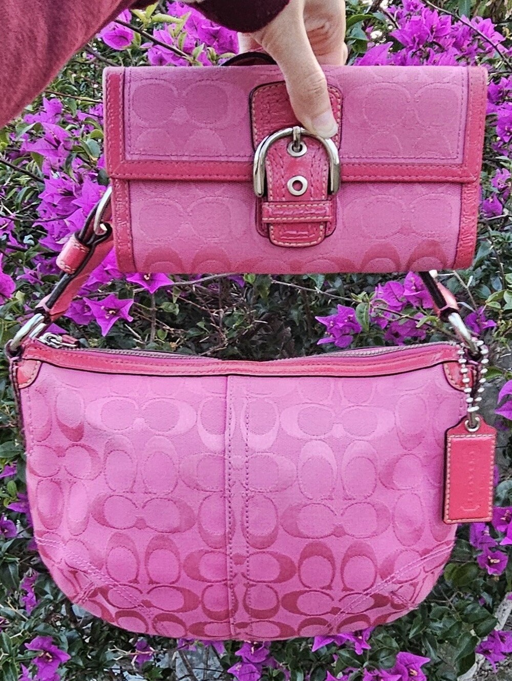 Coach Y2K Signature Hot Pink Soho Set